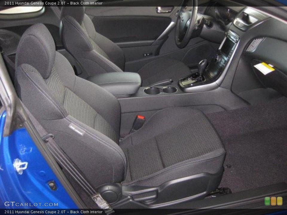 Black Cloth Interior Photo for the 2011 Hyundai Genesis Coupe 2.0T #46646645