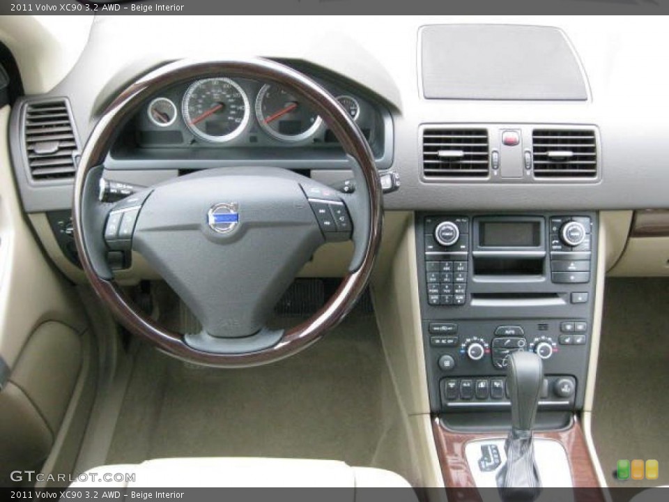 Beige Interior Dashboard for the 2011 Volvo XC90 3.2 AWD #46646771