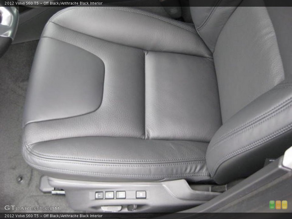 Off Black/Anthracite Black Interior Photo for the 2012 Volvo S60 T5 #46646852