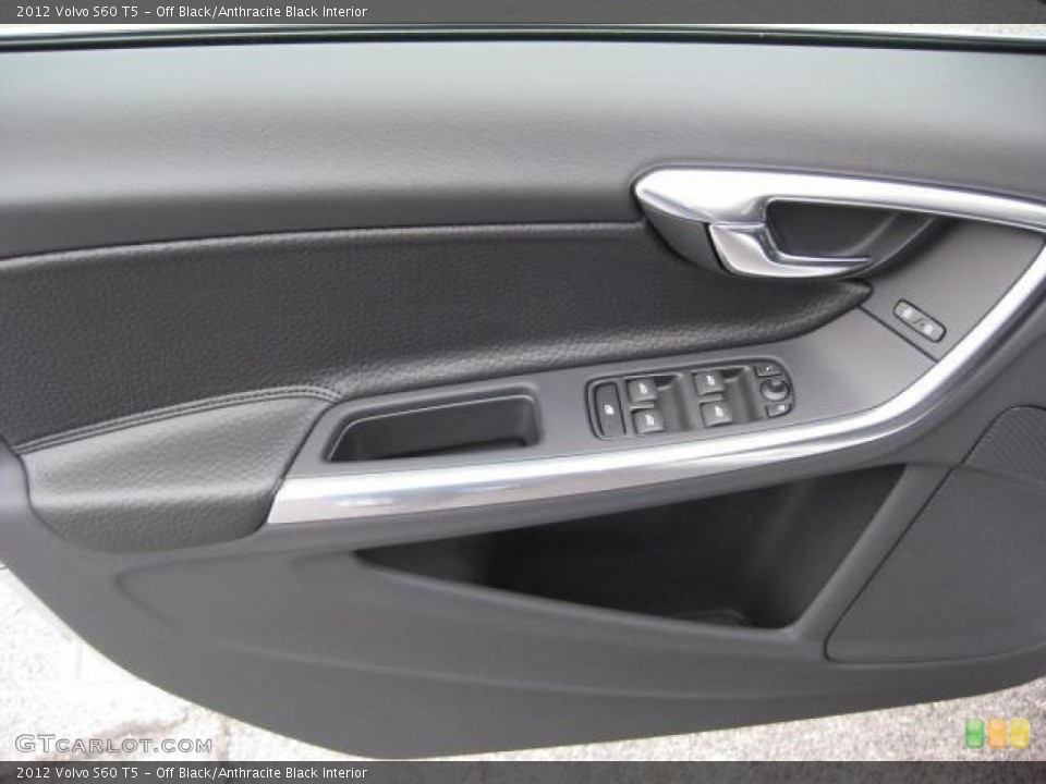 Off Black/Anthracite Black Interior Door Panel for the 2012 Volvo S60 T5 #46646855