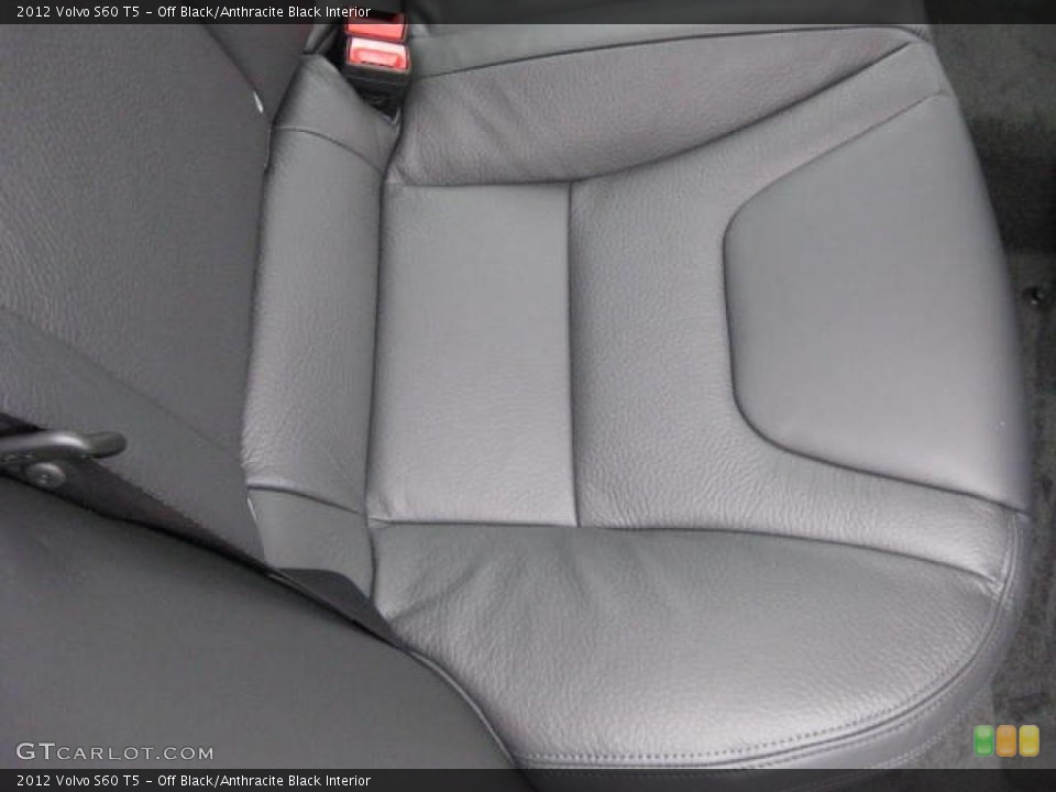 Off Black/Anthracite Black Interior Photo for the 2012 Volvo S60 T5 #46646882