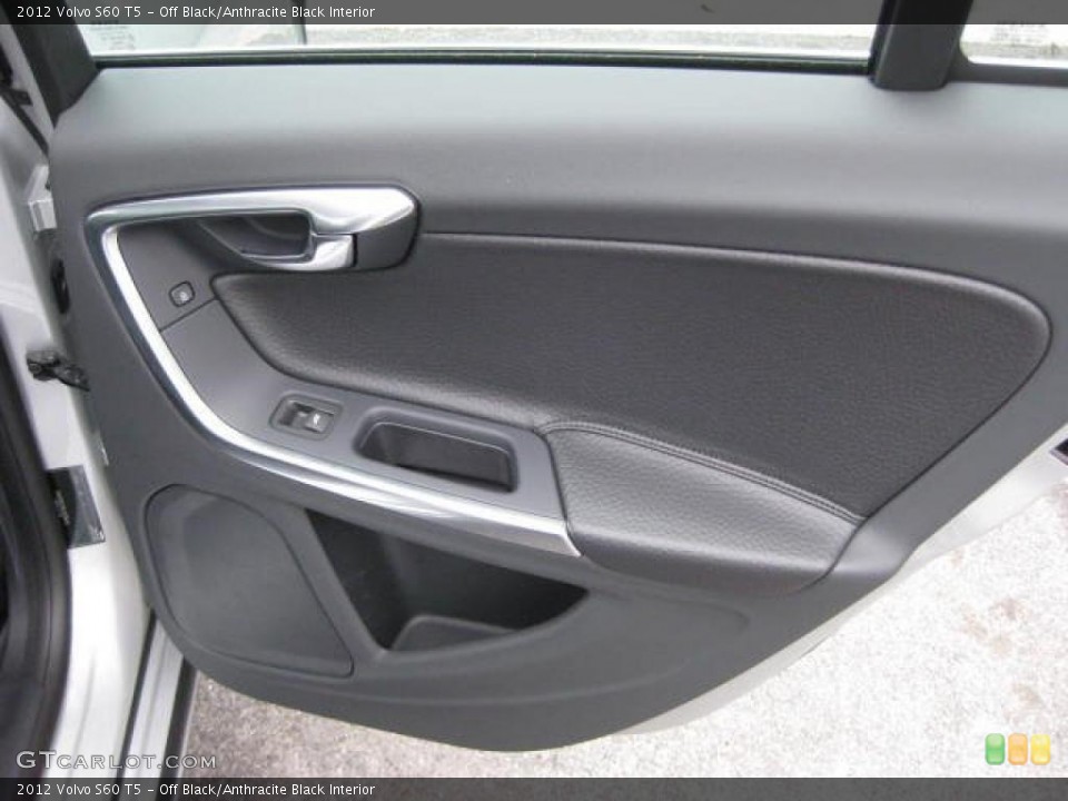 Off Black/Anthracite Black Interior Door Panel for the 2012 Volvo S60 T5 #46646885