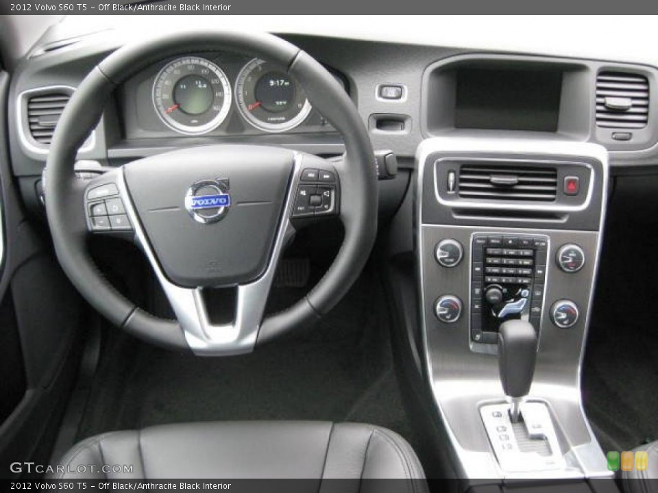 Off Black/Anthracite Black Interior Dashboard for the 2012 Volvo S60 T5 #46646888