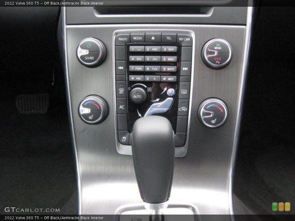 Off Black/Anthracite Black Interior Controls for the 2012 Volvo S60 T5 #46647098