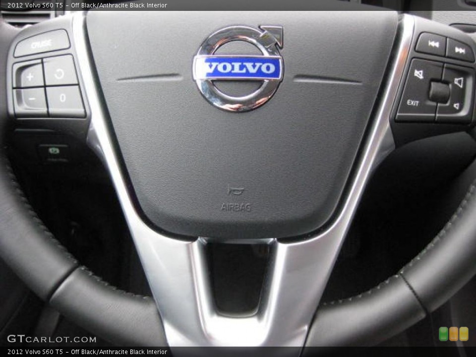 Off Black/Anthracite Black Interior Controls for the 2012 Volvo S60 T5 #46647110