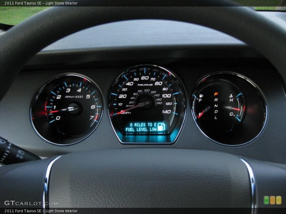 Light Stone Interior Gauges for the 2011 Ford Taurus SE #46647308