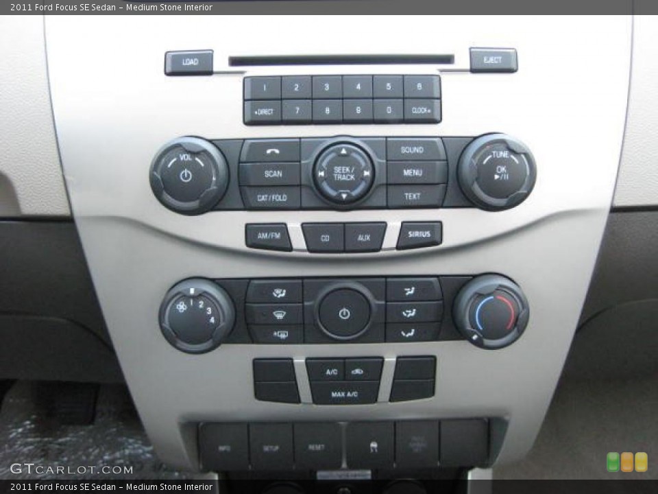 Medium Stone Interior Controls for the 2011 Ford Focus SE Sedan #46647458