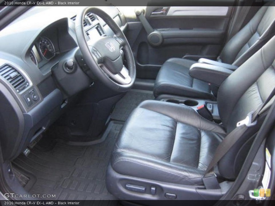 Black Interior Photo for the 2010 Honda CR-V EX-L AWD #46647728
