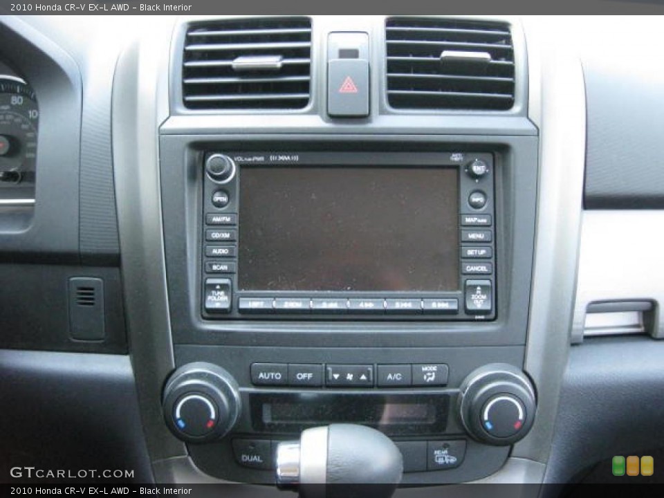 Black Interior Controls for the 2010 Honda CR-V EX-L AWD #46647806