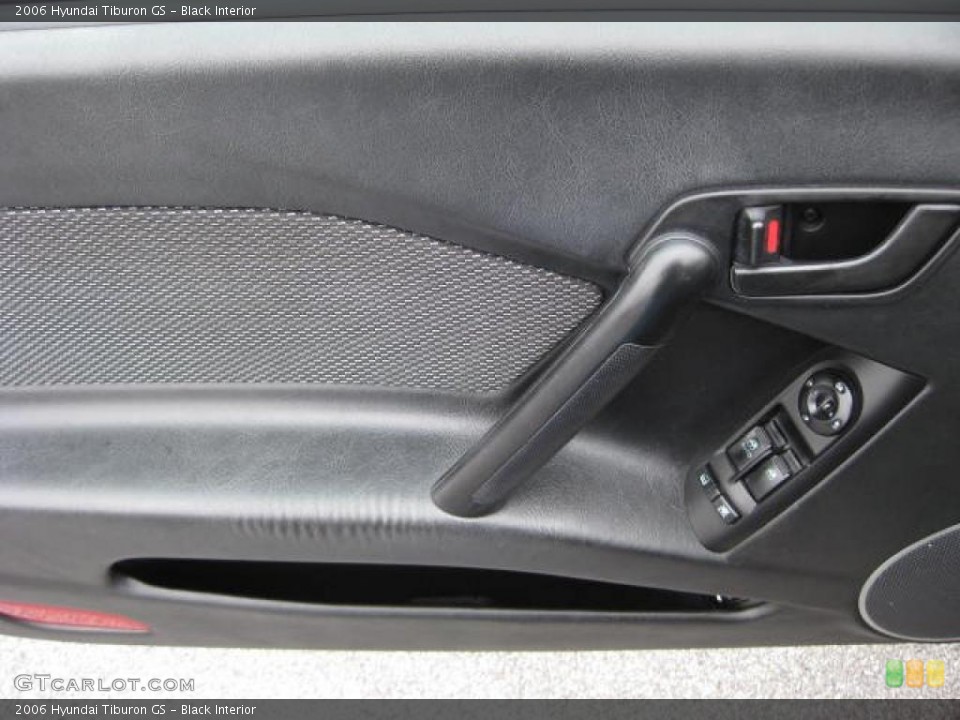 Black Interior Door Panel for the 2006 Hyundai Tiburon GS #46647914