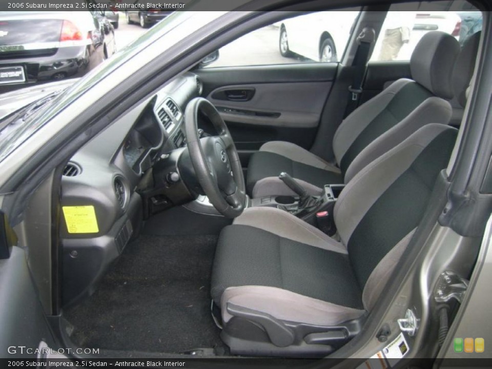 Anthracite Black Interior Photo for the 2006 Subaru Impreza 2.5i Sedan #46649636