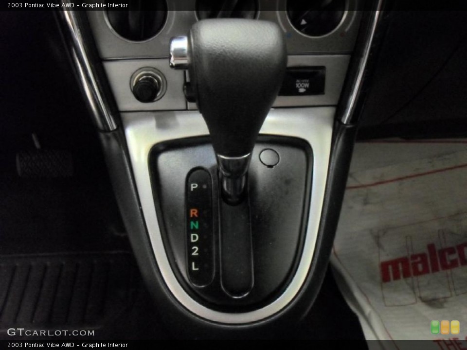 Graphite Interior Transmission for the 2003 Pontiac Vibe AWD #46650608