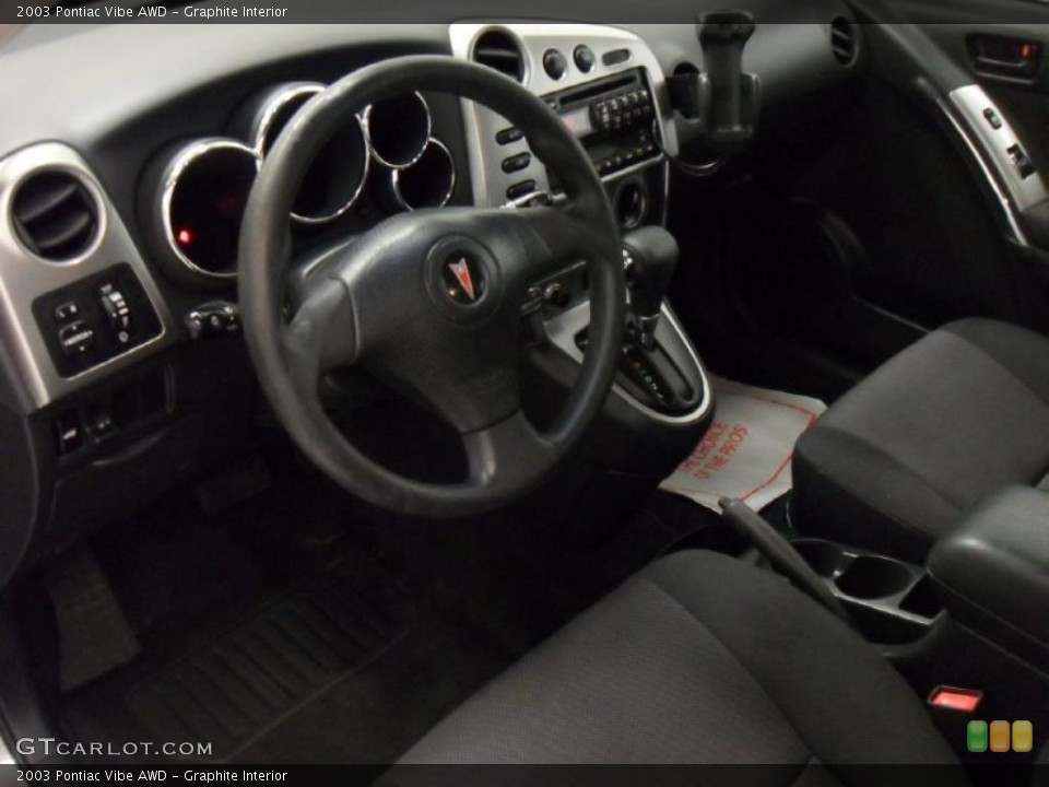 Graphite Interior Prime Interior for the 2003 Pontiac Vibe AWD #46650833