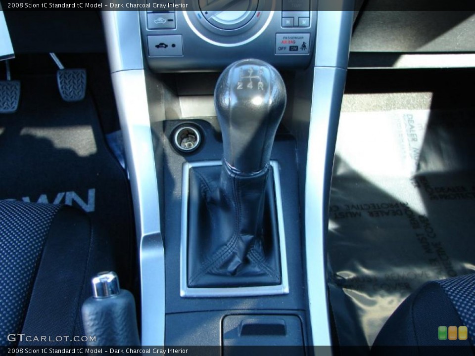 Dark Charcoal Gray Interior Transmission for the 2008 Scion tC  #46651004