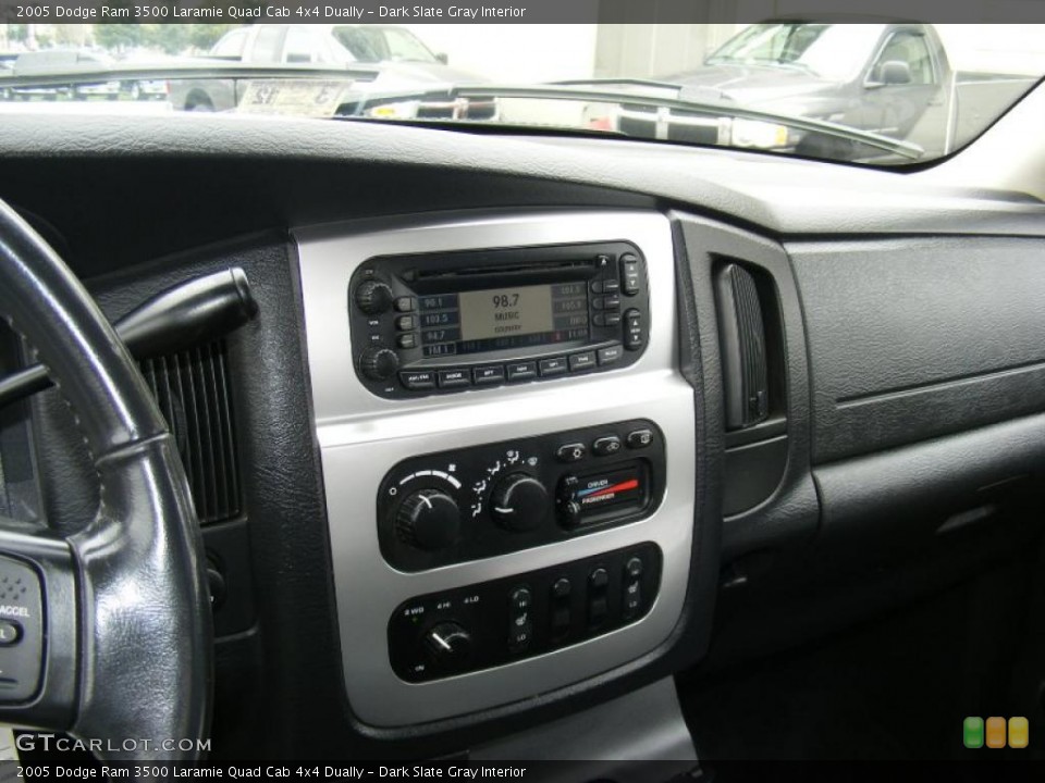 Dark Slate Gray Interior Controls for the 2005 Dodge Ram 3500 Laramie Quad Cab 4x4 Dually #46651979