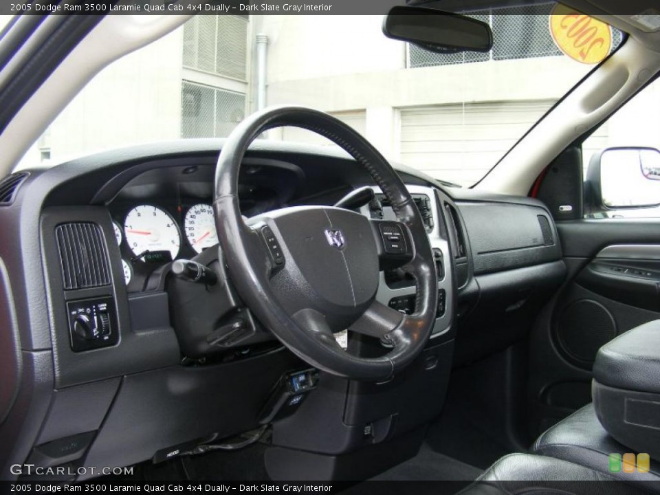 Dark Slate Gray Interior Dashboard for the 2005 Dodge Ram 3500 Laramie Quad Cab 4x4 Dually #46652006