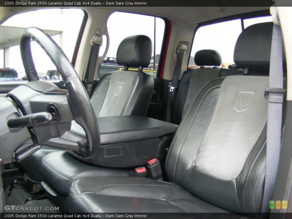 Dark Slate Gray Interior Photo for the 2005 Dodge Ram 3500 Laramie Quad Cab 4x4 Dually #46652018