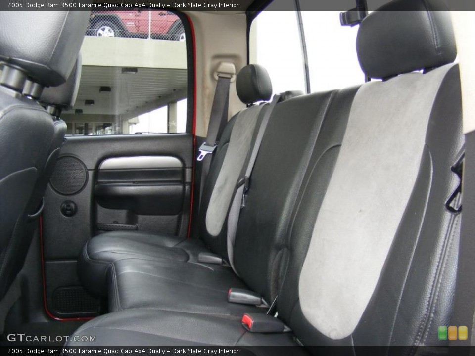 Dark Slate Gray Interior Photo for the 2005 Dodge Ram 3500 Laramie Quad Cab 4x4 Dually #46652024