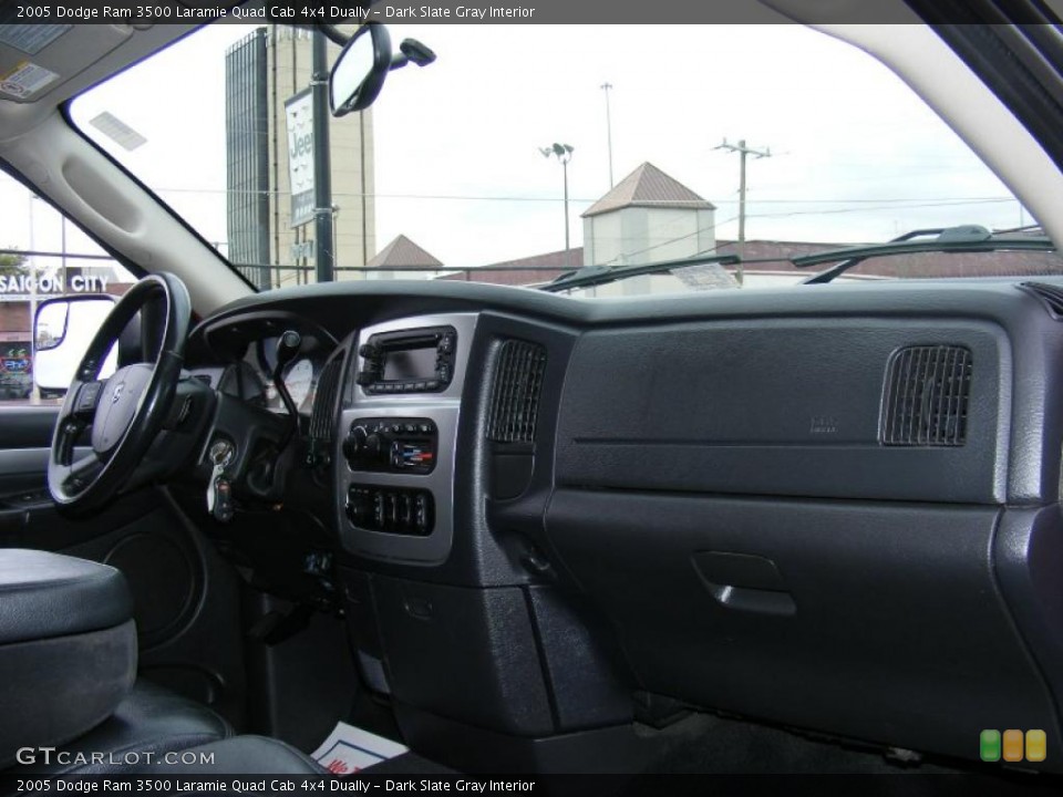 Dark Slate Gray Interior Dashboard for the 2005 Dodge Ram 3500 Laramie Quad Cab 4x4 Dually #46652030