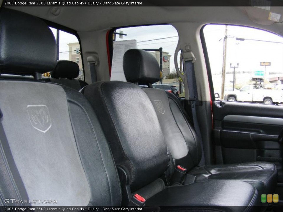 Dark Slate Gray Interior Photo for the 2005 Dodge Ram 3500 Laramie Quad Cab 4x4 Dually #46652045
