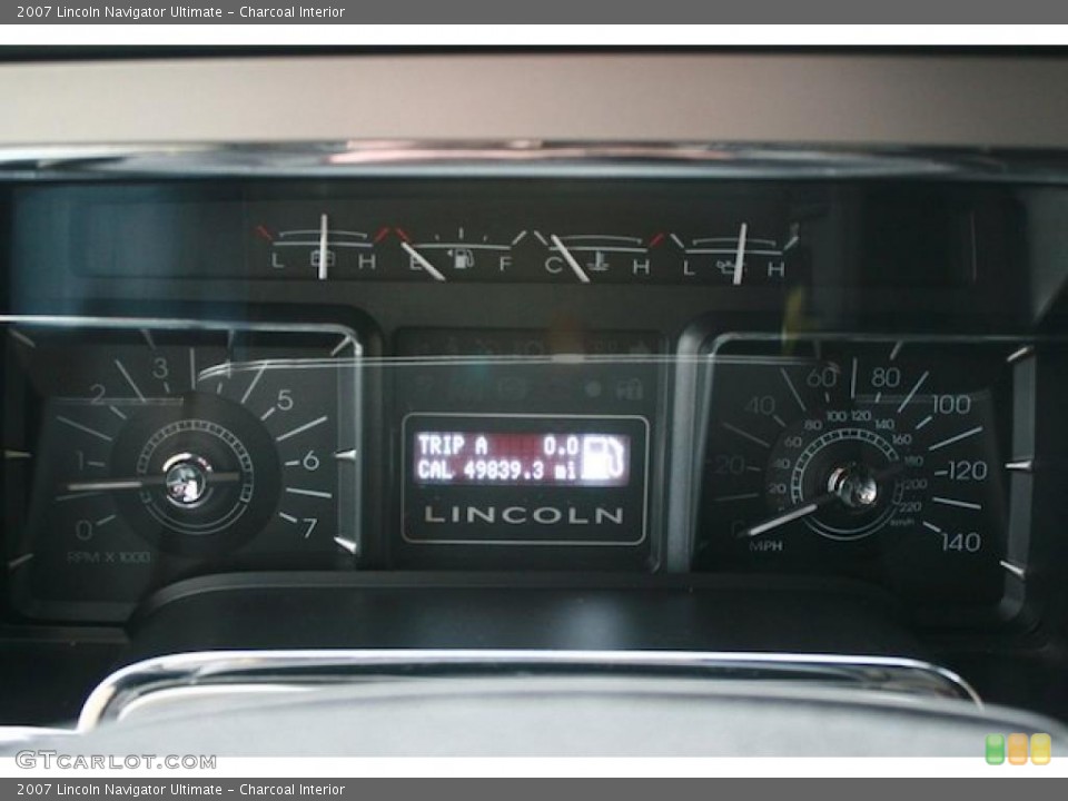 Charcoal Interior Gauges for the 2007 Lincoln Navigator Ultimate #46652867
