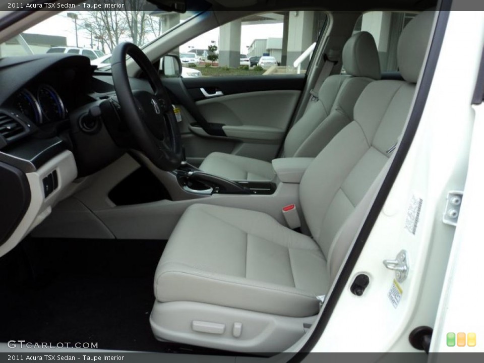 Taupe Interior Photo for the 2011 Acura TSX Sedan #46656545