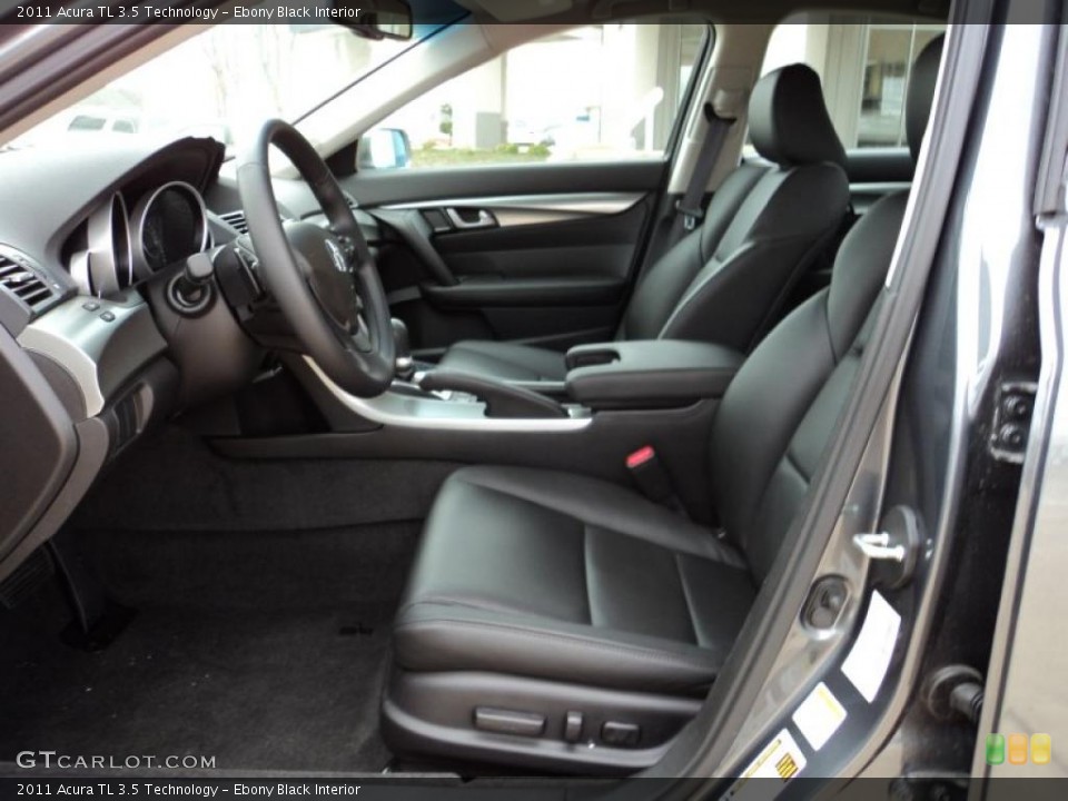 Ebony Black Interior Photo for the 2011 Acura TL 3.5 Technology #46656689