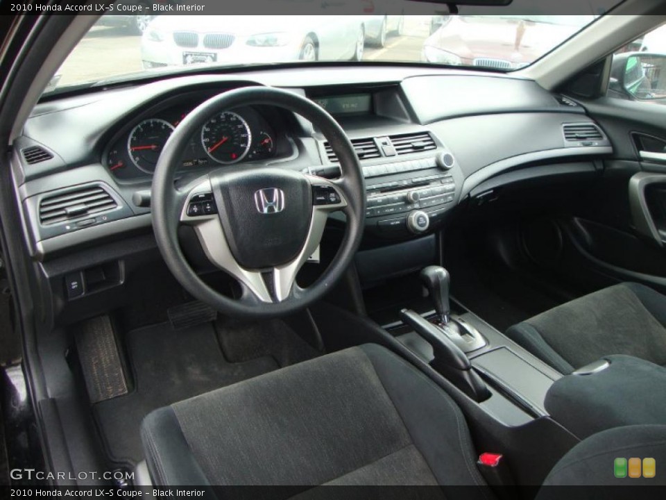 Black Interior Prime Interior for the 2010 Honda Accord LX-S Coupe #46656719