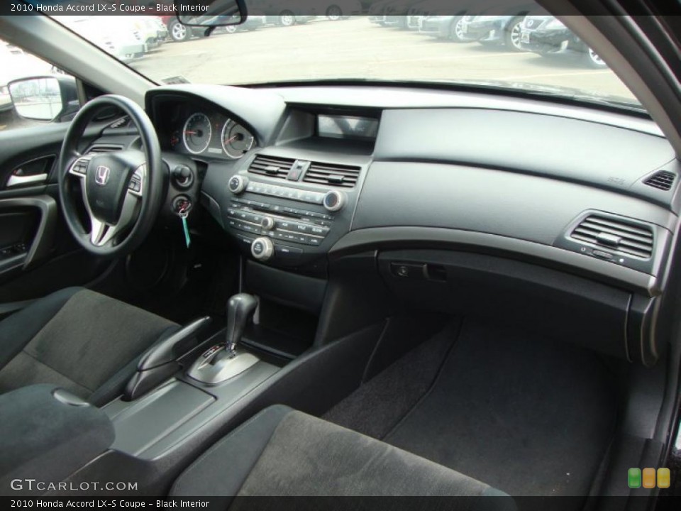 Black Interior Dashboard for the 2010 Honda Accord LX-S Coupe #46656734