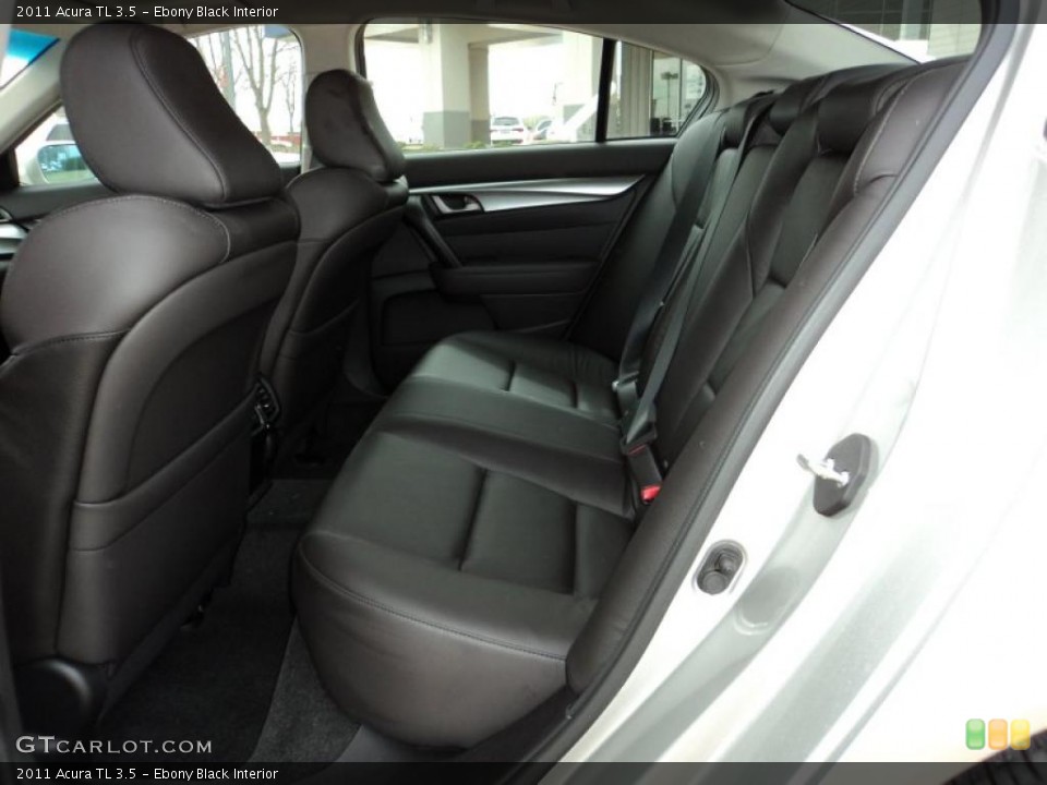 Ebony Black Interior Photo for the 2011 Acura TL 3.5 #46656836