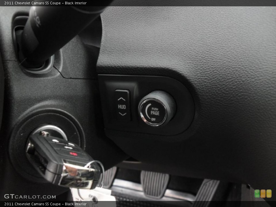 Black Interior Controls for the 2011 Chevrolet Camaro SS Coupe #46656935