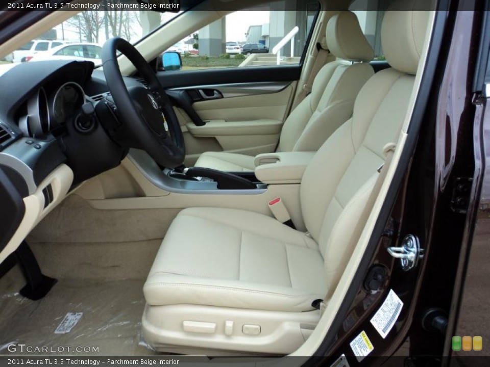 Parchment Beige Interior Photo for the 2011 Acura TL 3.5 Technology #46656953