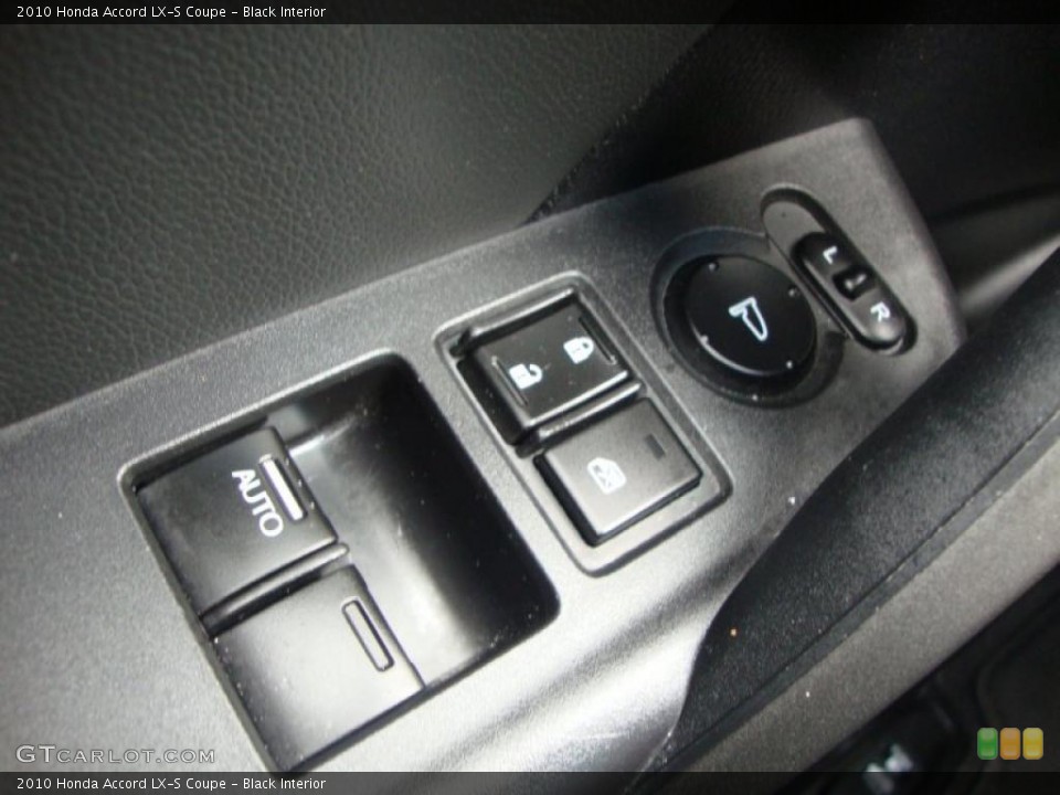 Black Interior Controls for the 2010 Honda Accord LX-S Coupe #46656959