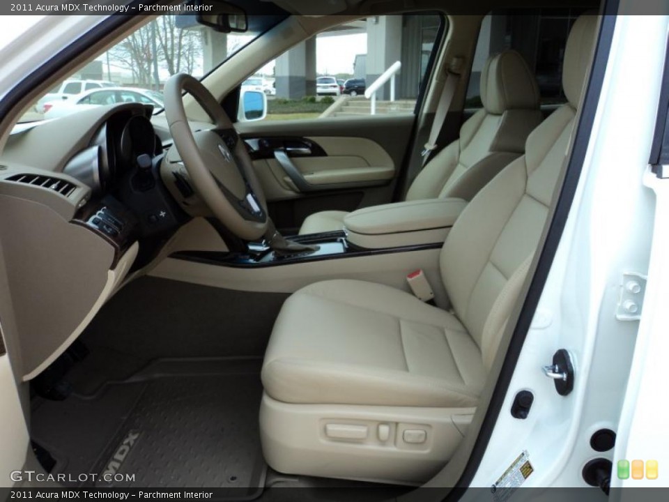 Parchment Interior Photo for the 2011 Acura MDX Technology #46657619