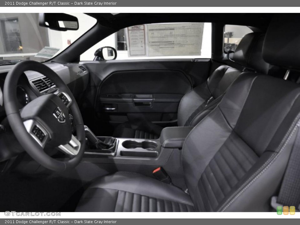 Dark Slate Gray Interior Photo for the 2011 Dodge Challenger R/T Classic #46657727
