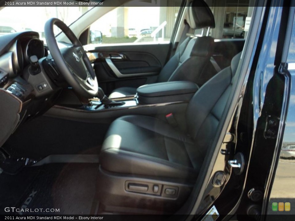 Ebony Interior Photo for the 2011 Acura MDX  #46657748