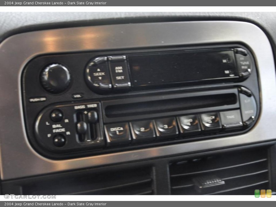 Dark Slate Gray Interior Controls for the 2004 Jeep Grand Cherokee Laredo #46658567