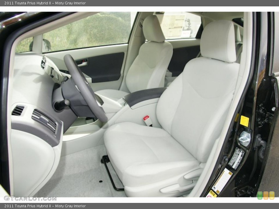 Misty Gray Interior Photo for the 2011 Toyota Prius Hybrid II #46658849