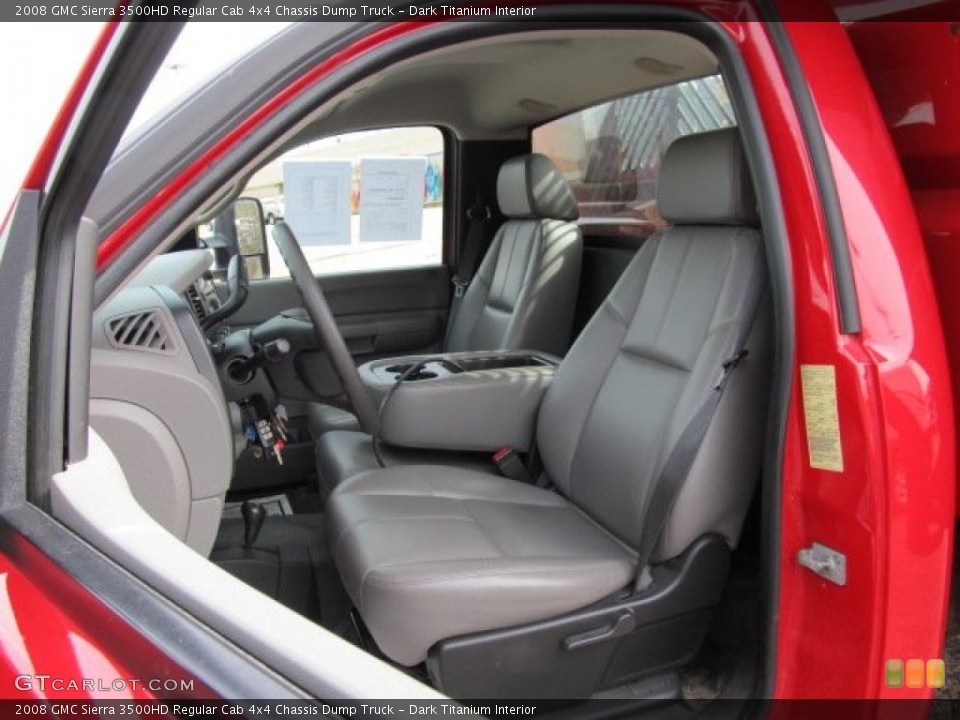 Dark Titanium Interior Photo for the 2008 GMC Sierra 3500HD Regular Cab 4x4 Chassis Dump Truck #46659116