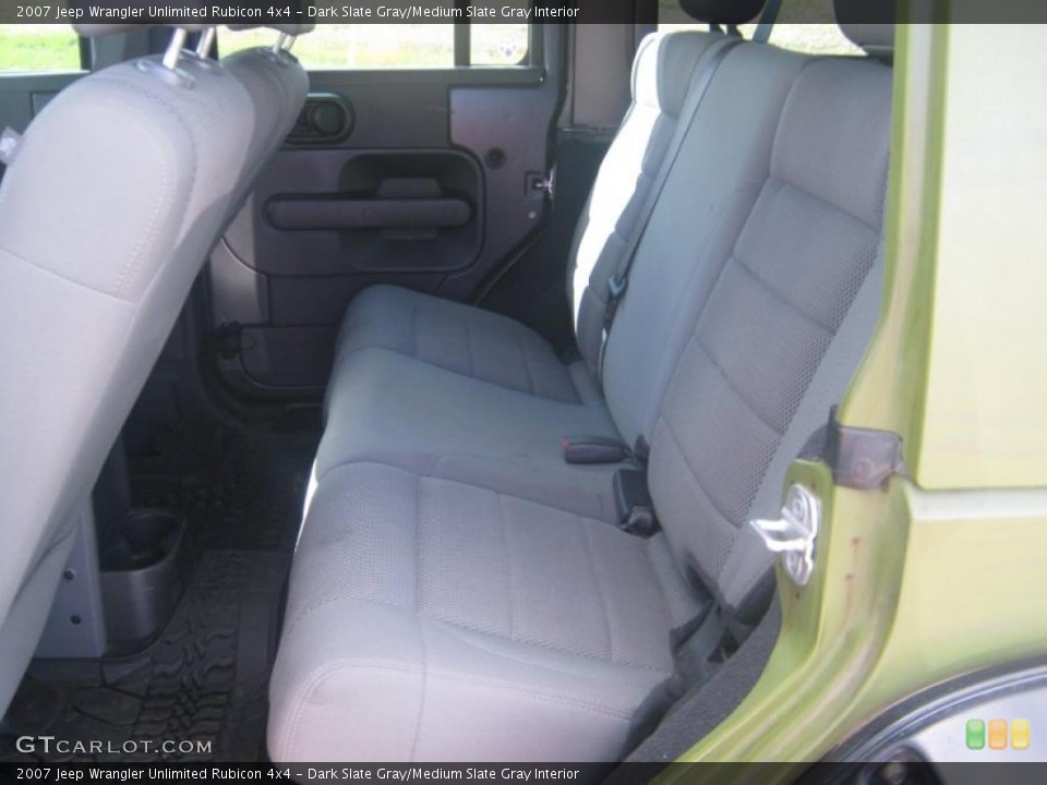 Dark Slate Gray/Medium Slate Gray Interior Photo for the 2007 Jeep Wrangler Unlimited Rubicon 4x4 #46659497