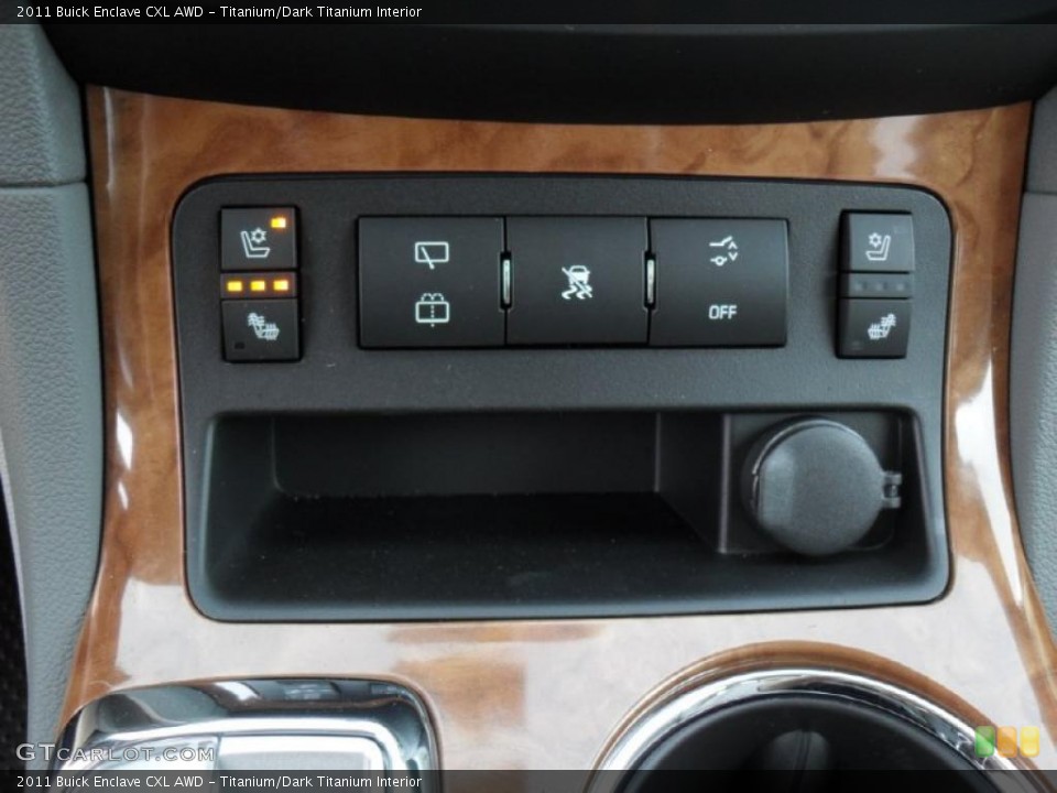 Titanium/Dark Titanium Interior Controls for the 2011 Buick Enclave CXL AWD #46659524