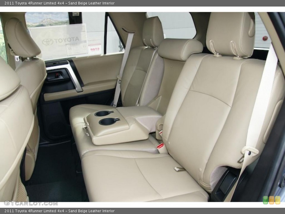 Sand Beige Leather Interior Photo for the 2011 Toyota 4Runner Limited 4x4 #46659551