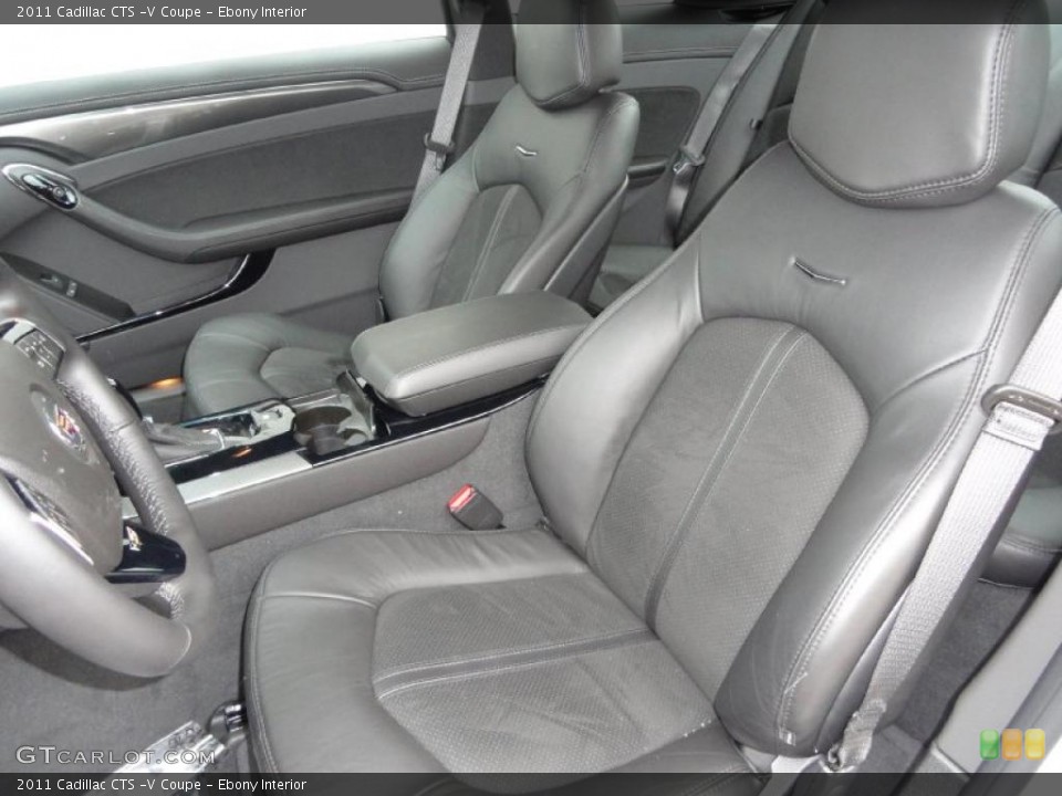 Ebony Interior Photo for the 2011 Cadillac CTS -V Coupe #46659602