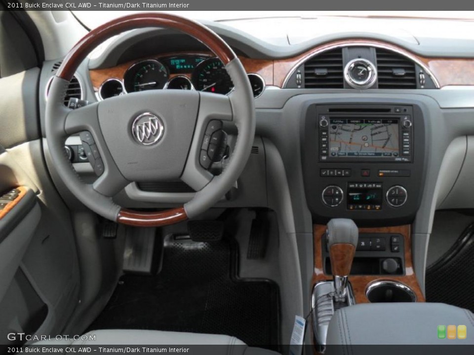Titanium/Dark Titanium Interior Dashboard for the 2011 Buick Enclave CXL AWD #46659608