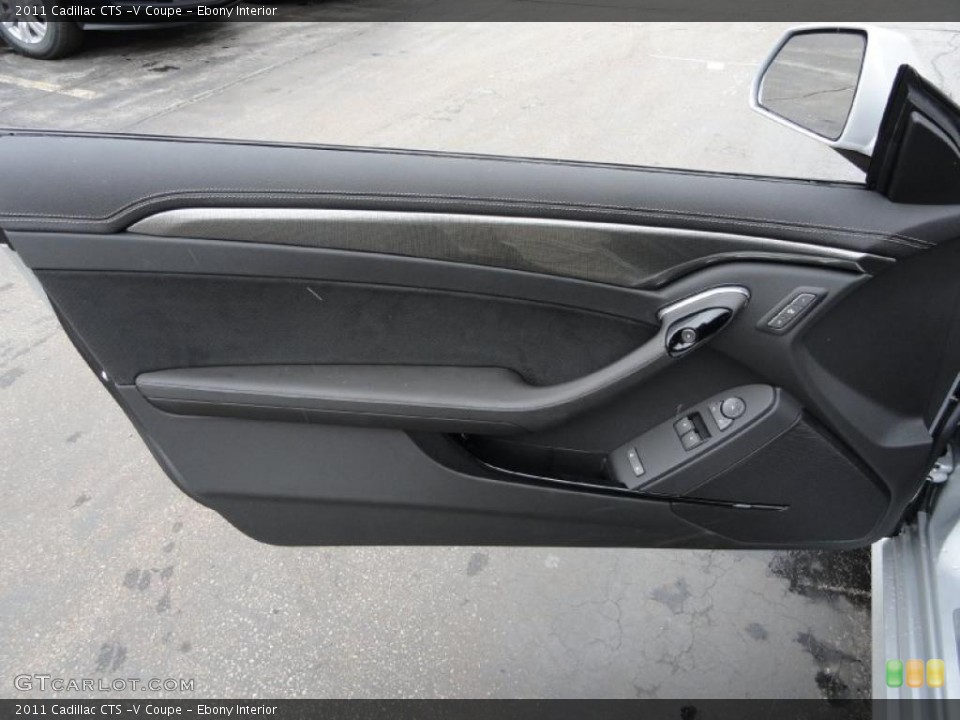Ebony Interior Door Panel for the 2011 Cadillac CTS -V Coupe #46659728