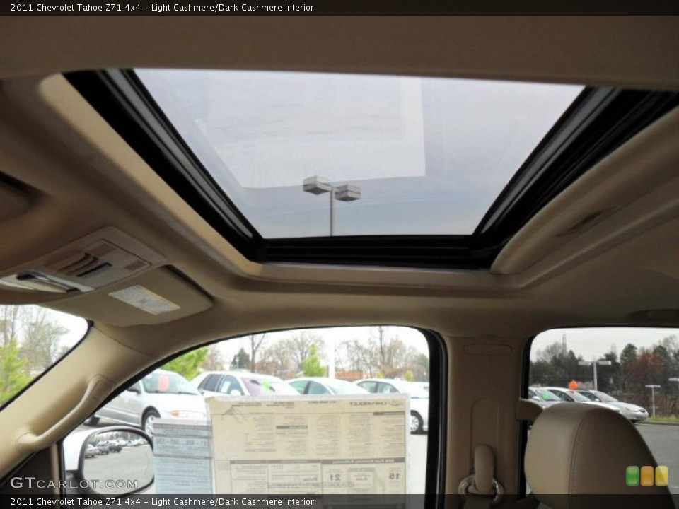 Light Cashmere/Dark Cashmere Interior Sunroof for the 2011 Chevrolet Tahoe Z71 4x4 #46659914