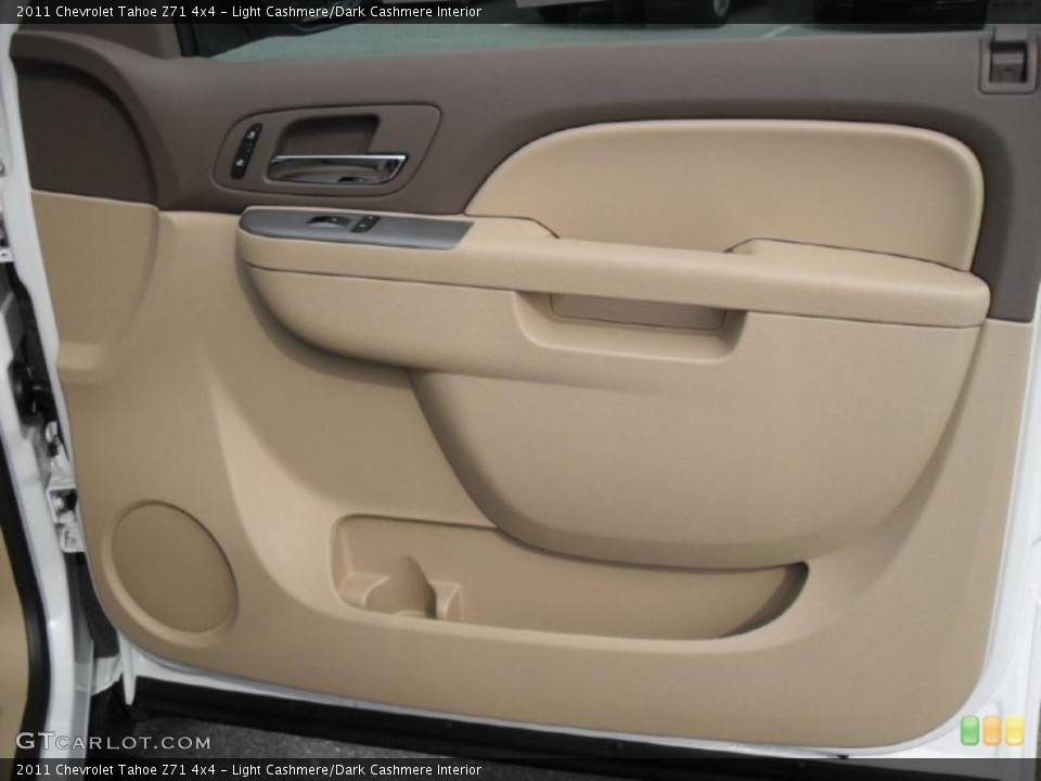 Light Cashmere/Dark Cashmere Interior Door Panel for the 2011 Chevrolet Tahoe Z71 4x4 #46660085