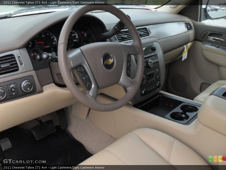 Light Cashmere/Dark Cashmere Interior Dashboard for the 2011 Chevrolet Tahoe Z71 4x4 #46660154