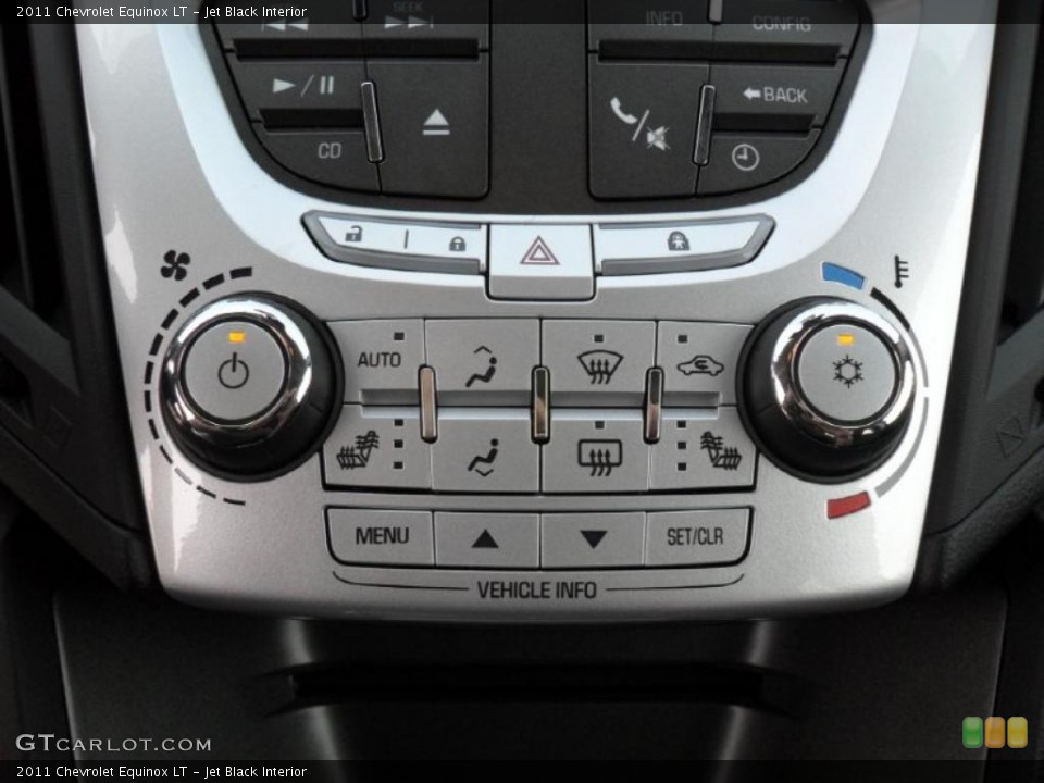 Jet Black Interior Controls for the 2011 Chevrolet Equinox LT #46660319