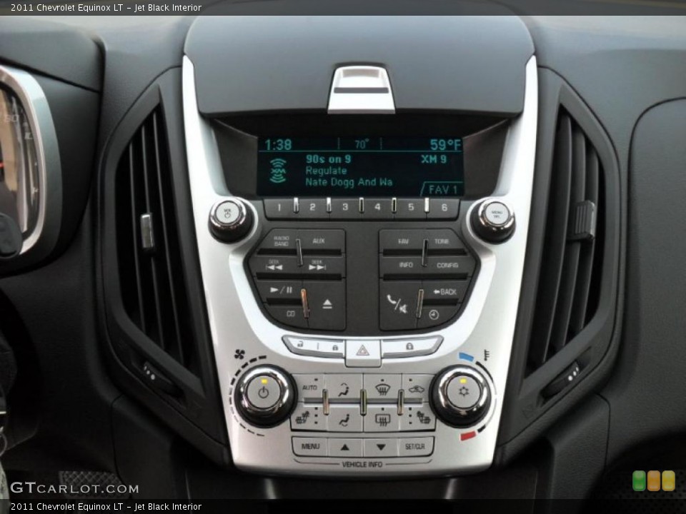Jet Black Interior Dashboard for the 2011 Chevrolet Equinox LT #46660337